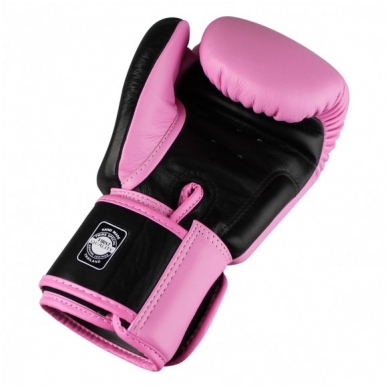 "Twins" bokso pirštinės BGVL3 - Pink/Black 2 "Twins" bokso pirštinės BGVL3 - Pink/Black 2