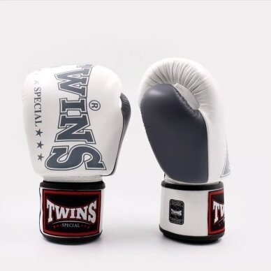 "Twins" bokso pirštinės BGVL8 - White/Grey