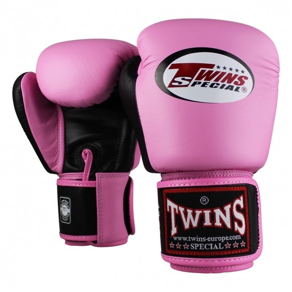 "Twins" bokso pirštinės BGVL3 - Pink/Black "Twins" bokso pirštinės BGVL3 - Pink/Black