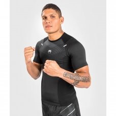 "Venum" MMA marškinėliai trump. rankov. Biomecha - Black/Grey