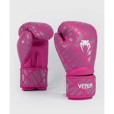"Venum" Contender 1.5 XT Boxing Gloves - White/Pink