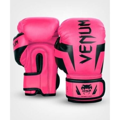 "Venum" Elite Boxing Gloves Kids - Exclusive - Pink/Black