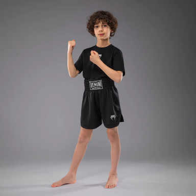"Venum" Classic Kids Boxing Shorts - Black