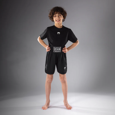 "Venum" Classic Kids Boxing Shorts - Black
