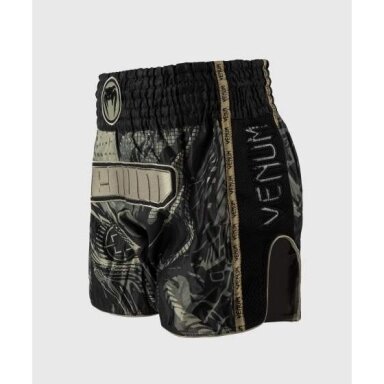 "Venum" Invader Muay Thai Shorts - Black/Sand