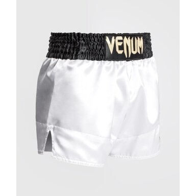 "Venum" K1 / Thai šortai Classic - White/Gold/Black
