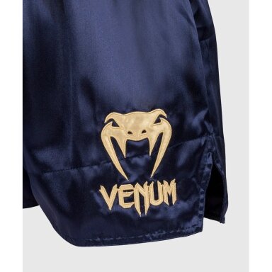 "Venum" K1 / Thai Shorts Classic – Navy Blue/Gold
