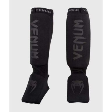 "Venum" Kontact Shin Guards - Black/Black