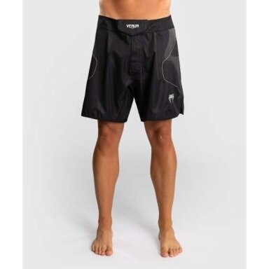 "Venum" Nexus Fight Shorts - Black/Silver