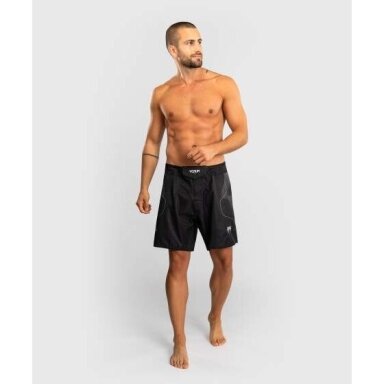 "Venum" Nexus Fight Shorts - Black/Silver