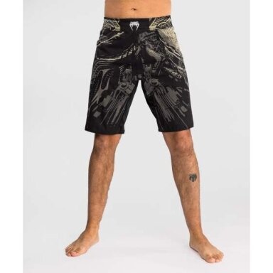 "Venum" Invader Fight Shorts - Black/Sand