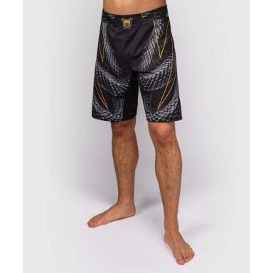 "Venum" Matupa Fight Shorts - Black/Grey/Gold
