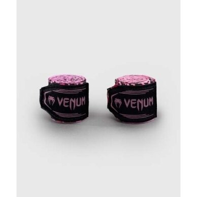 "Venum" Skull Hand Wraps 4.5m - Candy Pink/ Purple 1