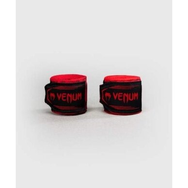 "Venum" Hand Wraps Tartan 4.5m - Fury Red 1