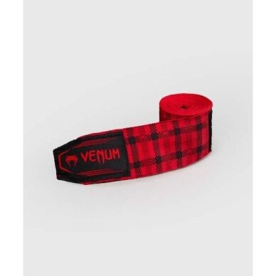 "Venum" Hand Wraps Tartan 4.5m - Fury Red 2 "Venum" Hand Wraps Tartan 4.5m - Fury Red 2
