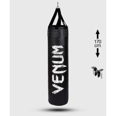 "Venum" bokso maišas 170x38cm + tvirtinimas bokso maišo kabinimui 1 "Venum" bokso maišas 170x38cm + tvirtinimas bokso maišo kabinimui 1