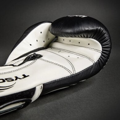 "Venum" Giant 2.0 Mike Tyson Pro Boxing Gloves - Deep Black/Optical White 4