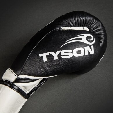 "Venum" Giant 2.0 Mike Tyson Pro Boxing Gloves - Deep Black/Optical White 6