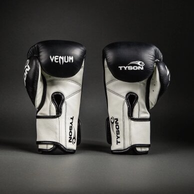 "Venum" Giant 2.0 Mike Tyson Pro Boxing Gloves - Deep Black/Optical White 1