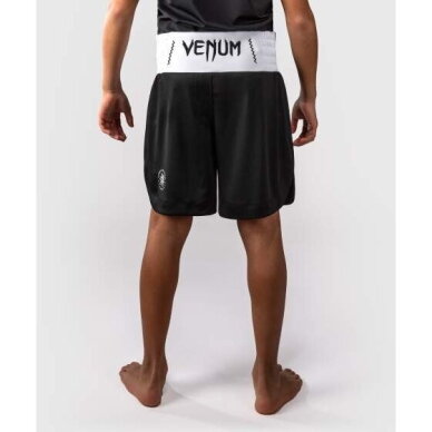 "Venum" Classic Youth Boxing Shorts - Black/White 1 "Venum" Classic Youth Boxing Shorts - Black/White 1