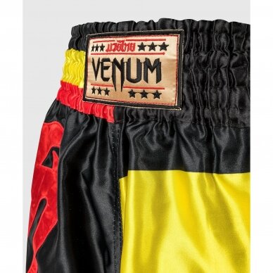 "Venum" K1 / Thai šortai Giant - Black/Yellow/Red 5