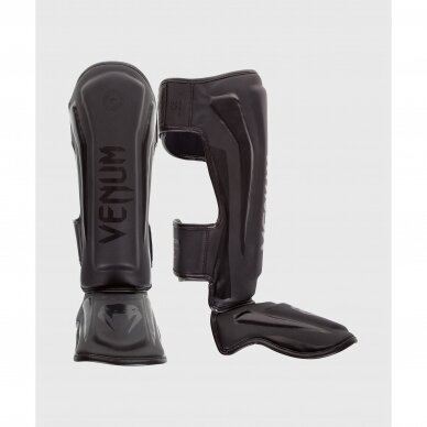 "Venum" Shin Guards Elite – Matte/Black