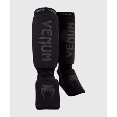 "Venum" Kontact Shin Guards - Black/Black