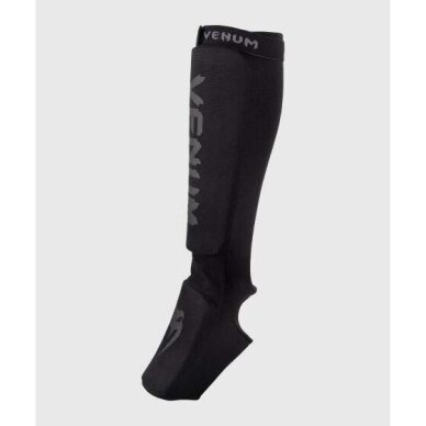 "Venum" Kontact Shin Guards - Black/Black 2