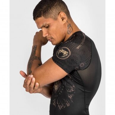 "Venum" MMA marškinėliai trump. rankov. Santa Muerte - Black/Brown 4