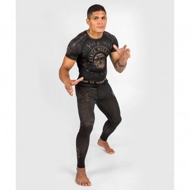 "Venum" MMA marškinėliai trump. rankov. Santa Muerte - Black/Brown 7