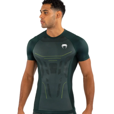 "Venum" MMA marškinėliai trump. rankov. Technical 3.0 - Forest green