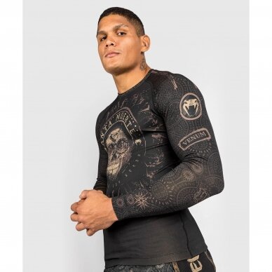 "Venum" MMA/imtynių marškinėliai Santa Muerte - Black/Brown 6