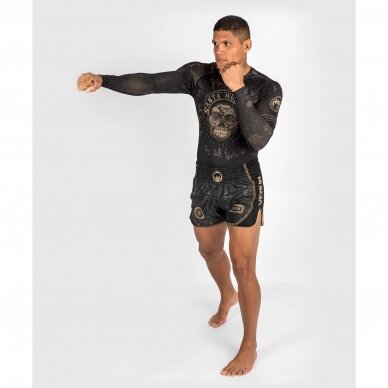 "Venum" MMA/imtynių marškinėliai Santa Muerte - Black/Brown 7