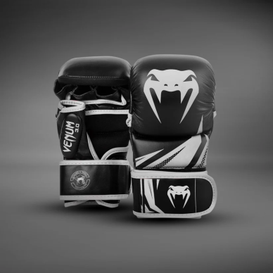"Venum" sparingo pirštinės Challenger 3.0 - Black/White "Venum" sparingo pirštinės Challenger 3.0 - Black/White