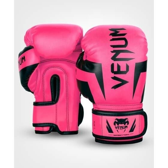 "Venum" Elite Boxing Gloves Kids - Exclusive - Pink/Black 1