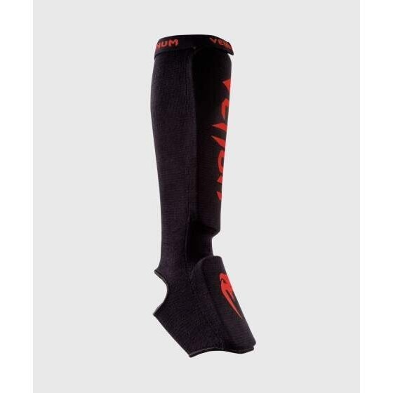 "Venum" Kontact Shin Guards - Black/Red 2