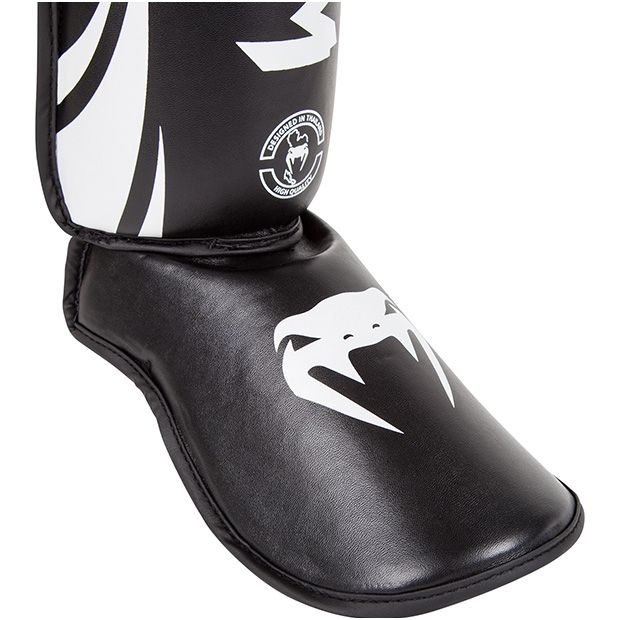 "Venum" Shin Guards Challenger - Black/White 2