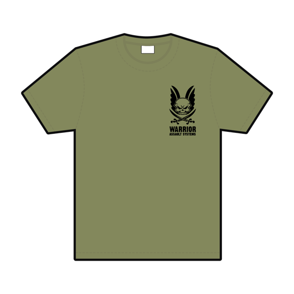 "Warrior" T-Shirt – OD Green (W-TSHIRT-OD) 1